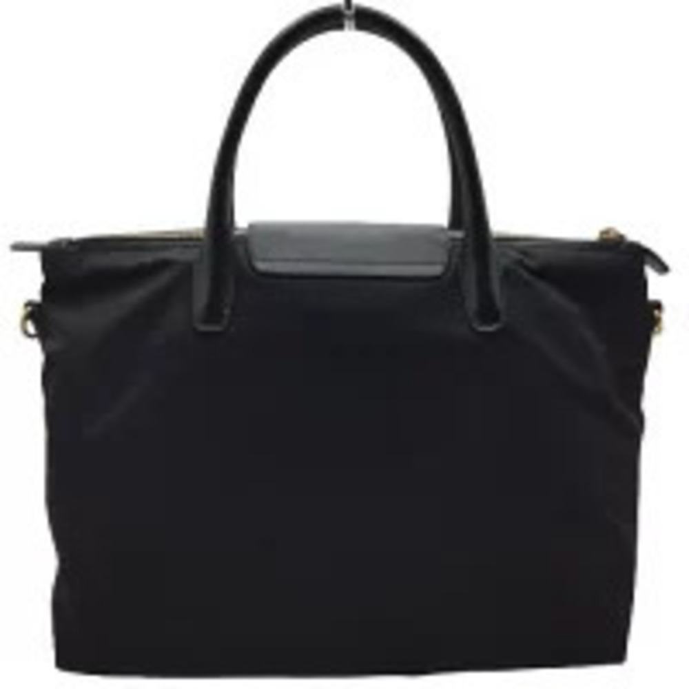 Prada Shoulder Handbag Leather Saffiano Bag Black